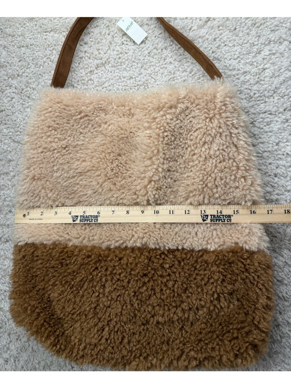Aerie Fuzzy Tote Bag NWT
